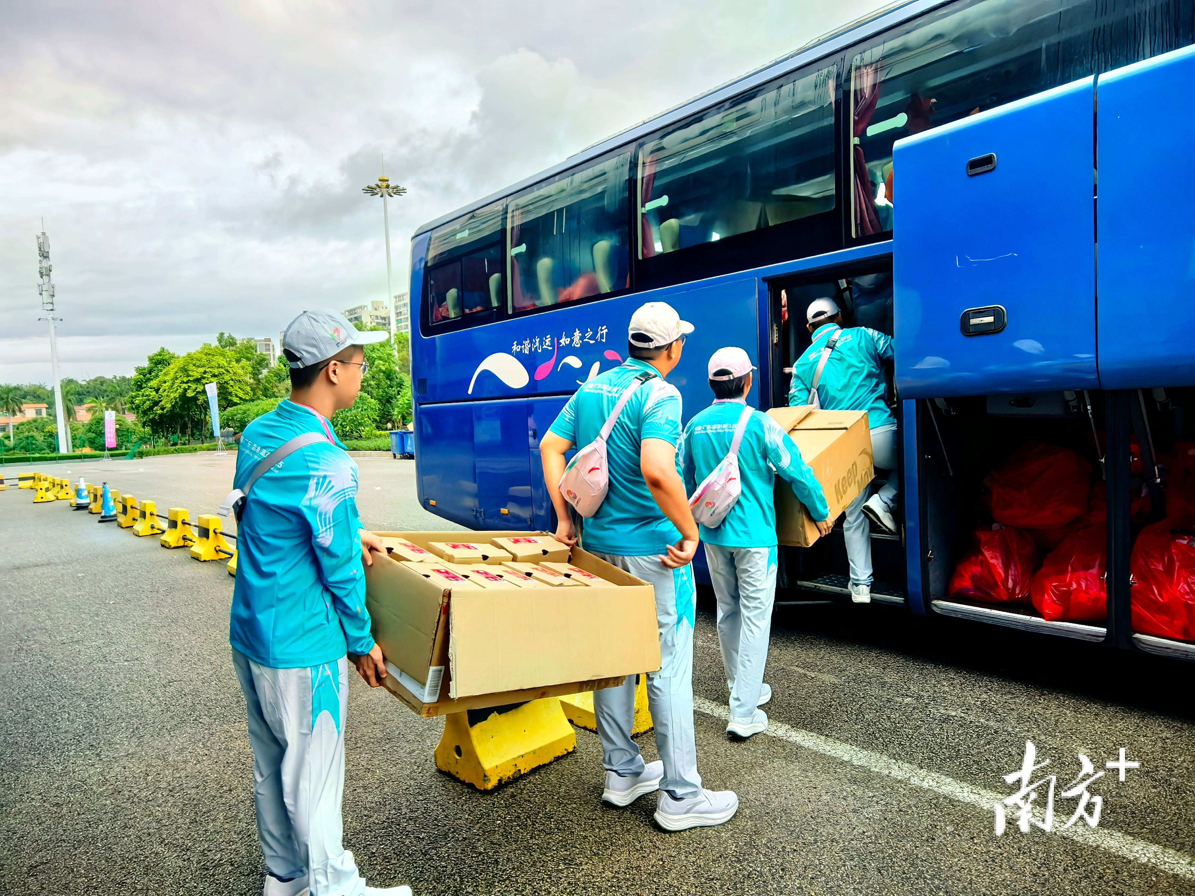 志愿者陈坚, 排球赛会志 志愿者陈坚, 排球赛会志